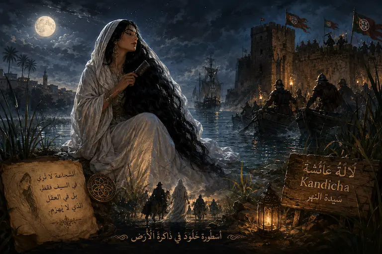 Illustration for حكاية لالة عيشة قنديشة: سرّ مولات الواد